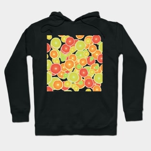 Citrus Fruit Party - Oranges, Lemons, Grapefruits Hoodie